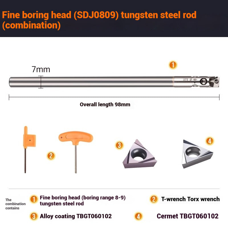 1070-SDJ Fine Boring Tools Fine Boring Heads Adjustable BT40 Fine Boring Tools Set Machining Center Small Bore Fine Boring Tools Shandong Denso Pricision Tools Co.,Ltd.
